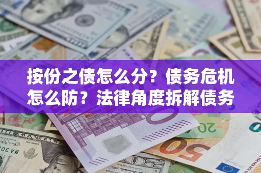 北京按份之债怎么分？债务危机怎么防？法律角度拆解债务分配与风险自保指南