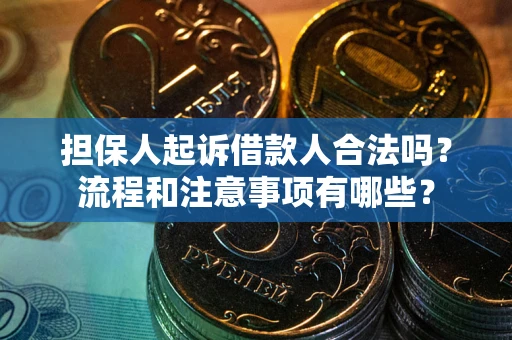 北京担保人起诉借款人合法吗？流程和注意事项有哪些？