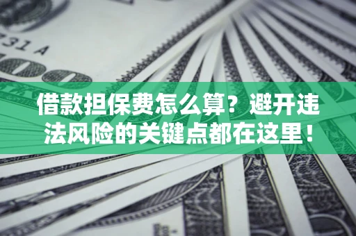 北京借款担保费怎么算？避开违法风险的关键点都在这里！