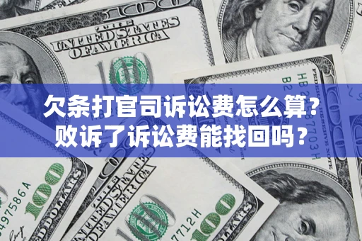 北京欠条打官司诉讼费怎么算？败诉了诉讼费能找回吗？