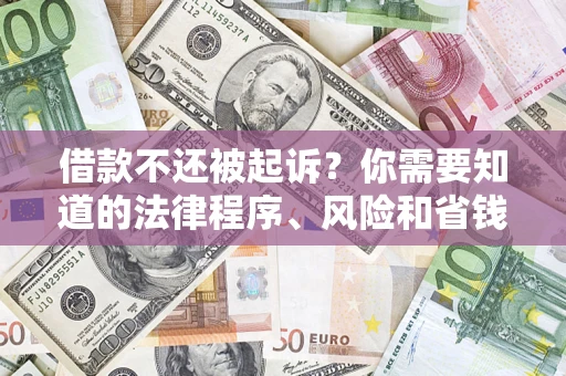 北京借款不还被起诉？你需要知道的法律程序、风险和省钱技巧
