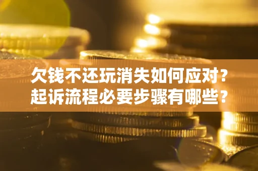 北京欠钱不还玩消失如何应对？起诉流程必要步骤有哪些？